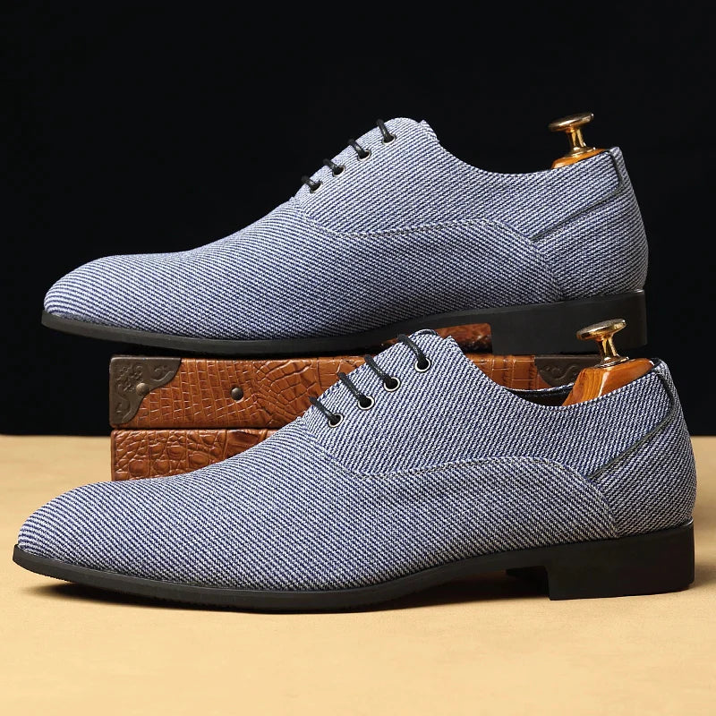 KINGSLEY WOVEN CANVAS OXFORDS