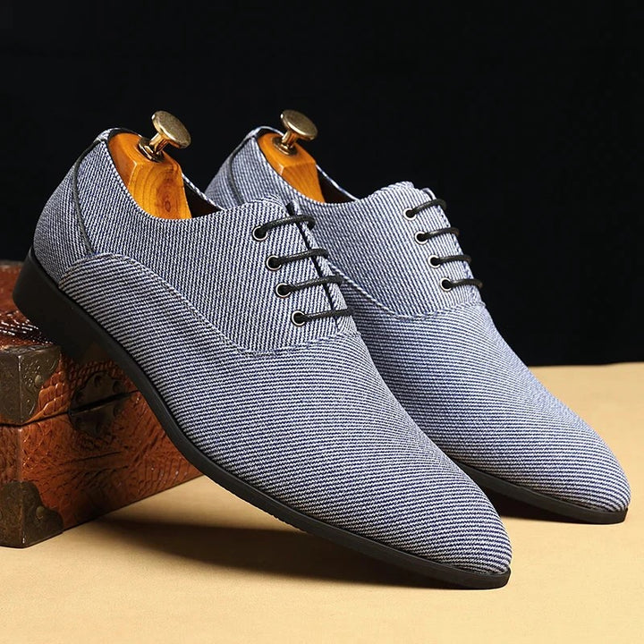KINGSLEY WOVEN CANVAS OXFORDS
