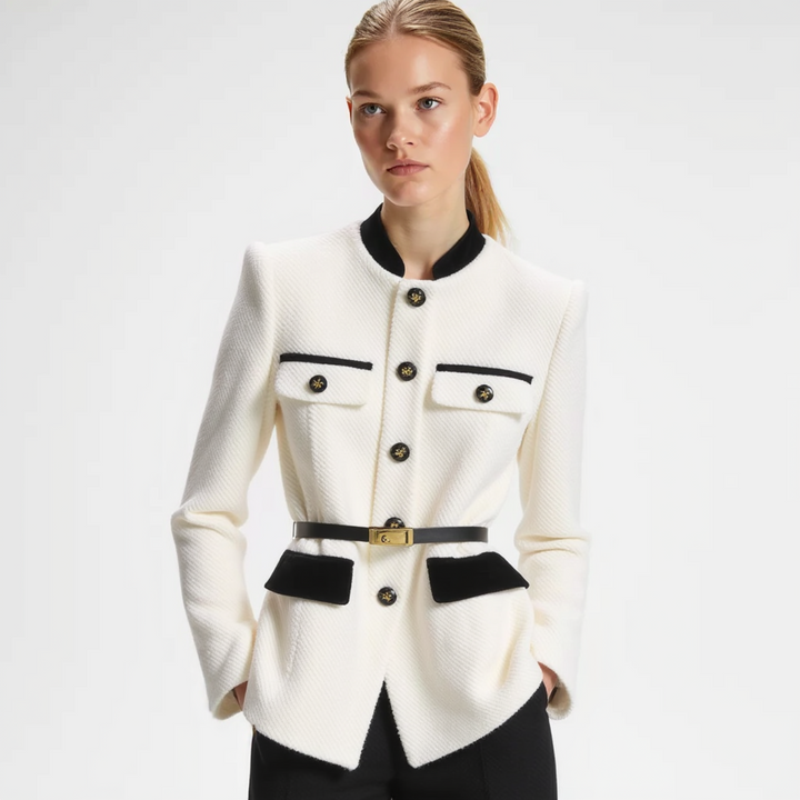 VICTORIA LUXE TWEET BLAZER