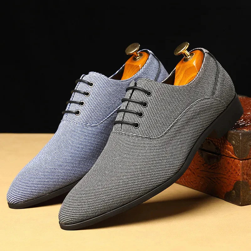 KINGSLEY WOVEN CANVAS OXFORDS