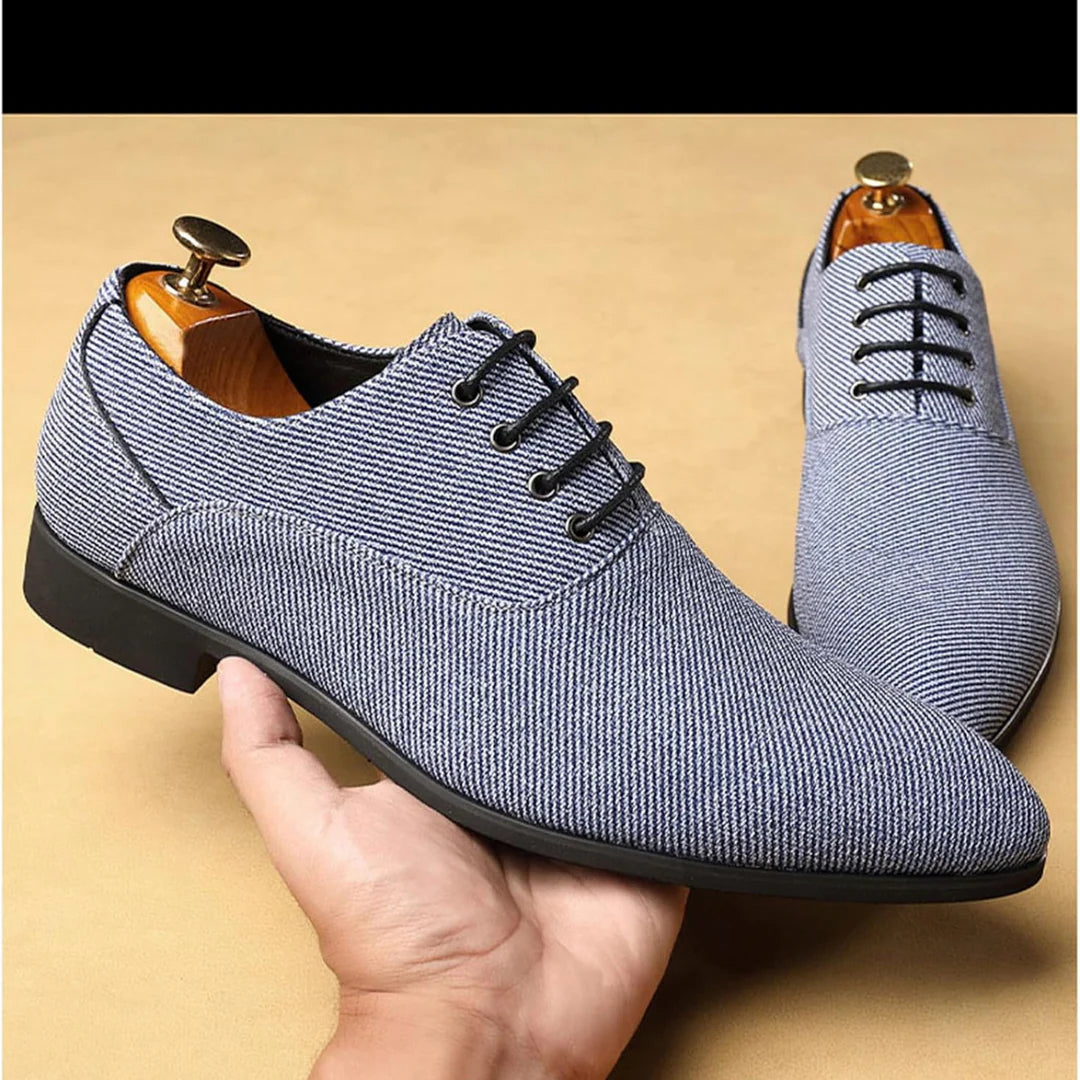 KINGSLEY WOVEN CANVAS OXFORDS