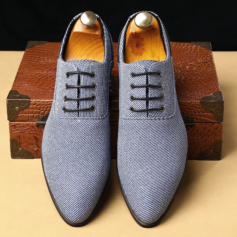 KINGSLEY WOVEN CANVAS OXFORDS