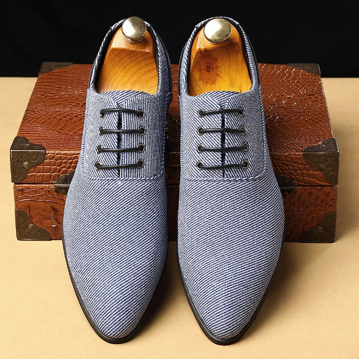 KINGSLEY WOVEN CANVAS OXFORDS