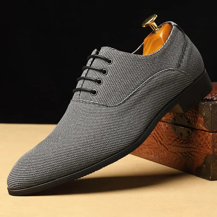 KINGSLEY WOVEN CANVAS OXFORDS