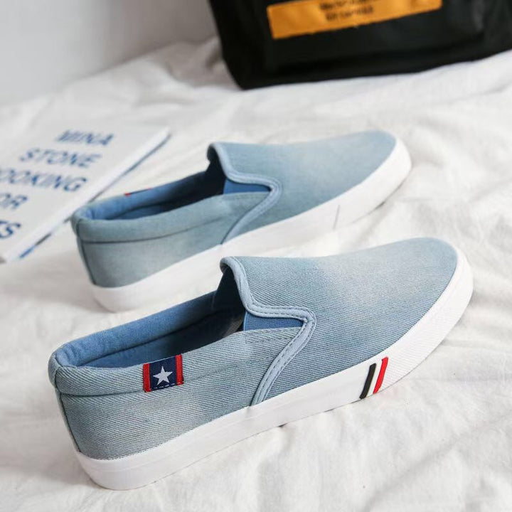 THE LONE STAR DENIM SLIP-ONS