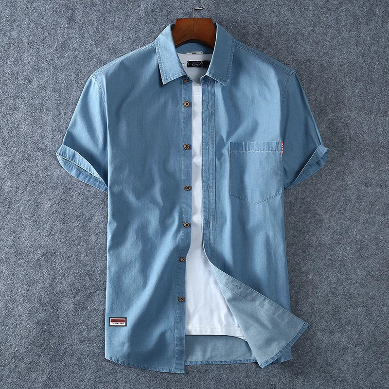 Leo Cotton Denim Shirt
