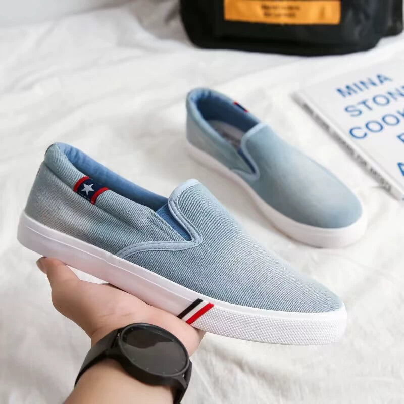 THE LONE STAR DENIM SLIP-ONS