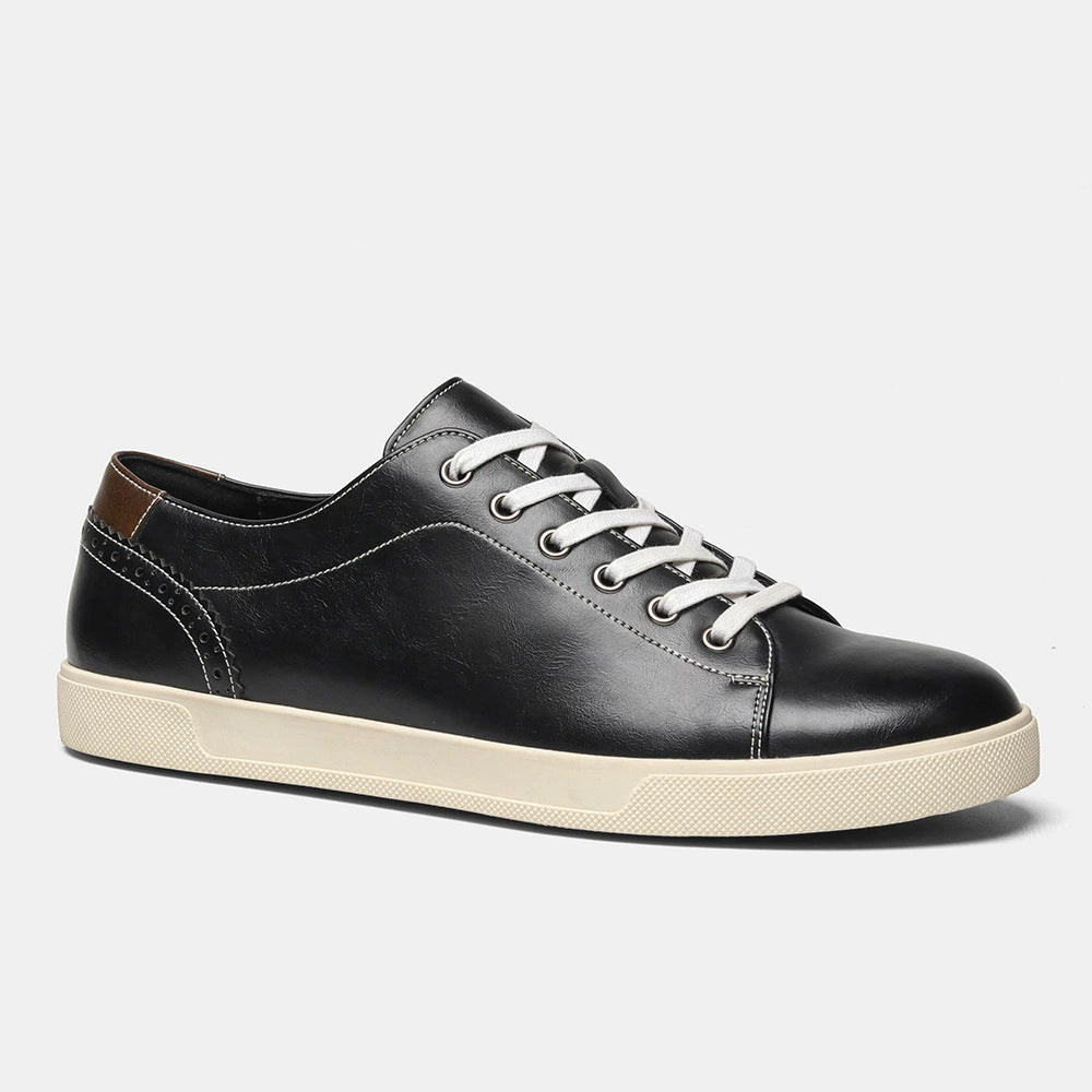 FERRARO PATINA LEATHER SNEAKERS