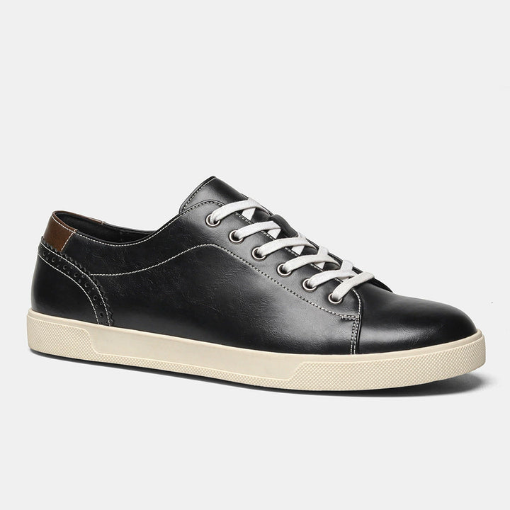 FERRARO PATINA LEATHER SNEAKERS