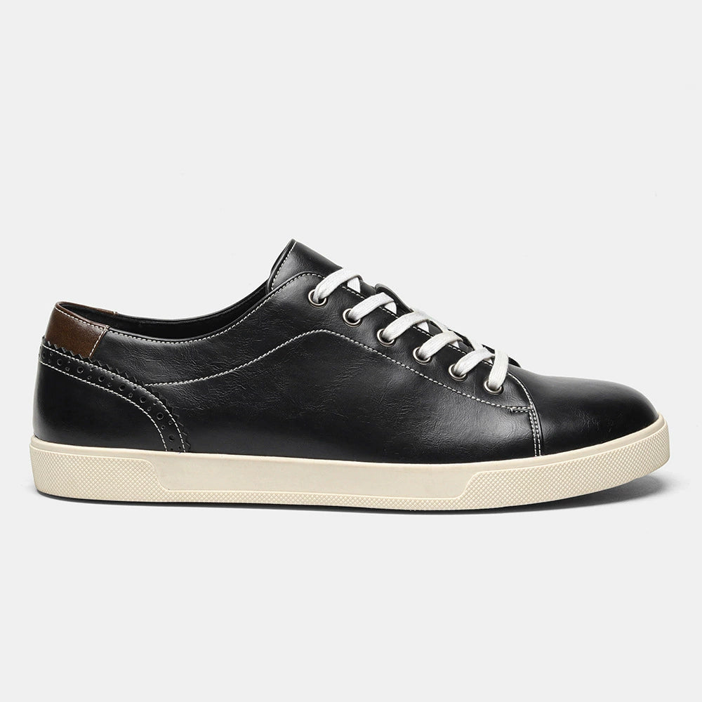 FERRARO PATINA LEATHER SNEAKERS