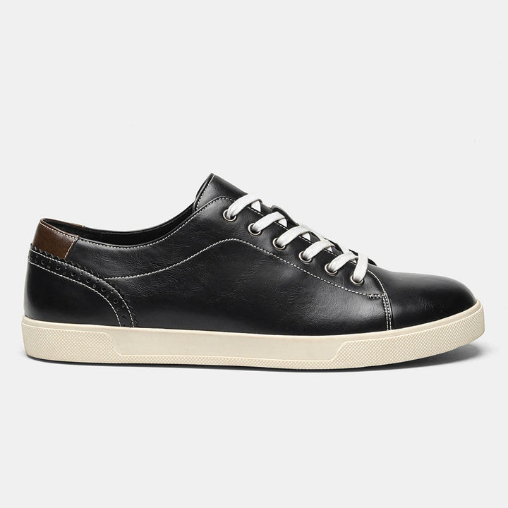 FERRARO PATINA LEATHER SNEAKERS