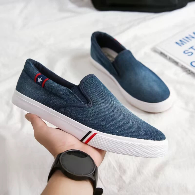 THE LONE STAR DENIM SLIP-ONS
