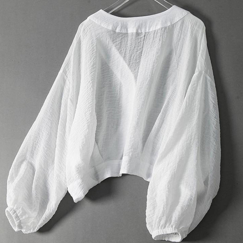 BELLA LINEN BLOUSE