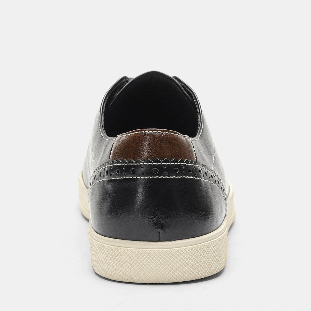FERRARO PATINA LEATHER SNEAKERS