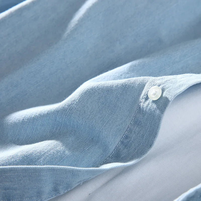 Miles Denim Cotton Shirt