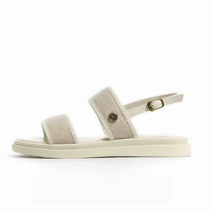 ELINE ROSE LEATHER SANDALS