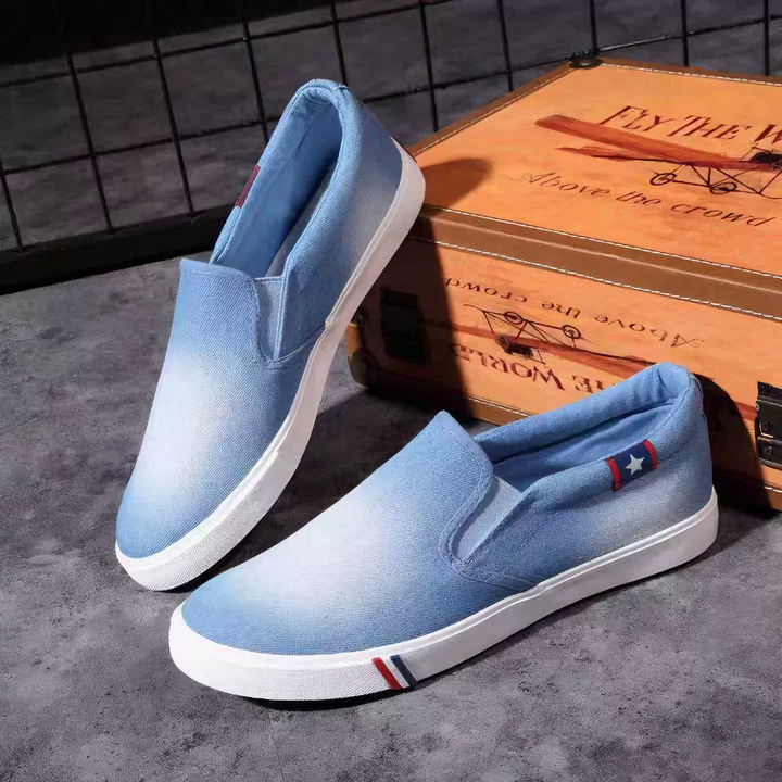 THE LONE STAR DENIM SLIP-ONS