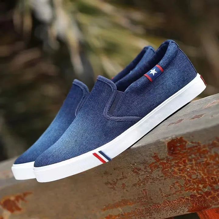 THE LONE STAR DENIM SLIP-ONS