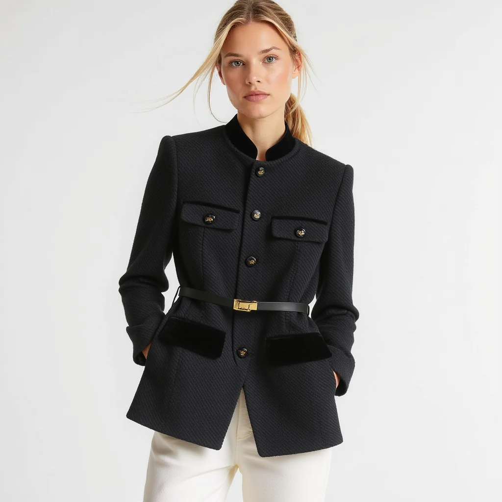 VICTORIA LUXE TWEET BLAZER